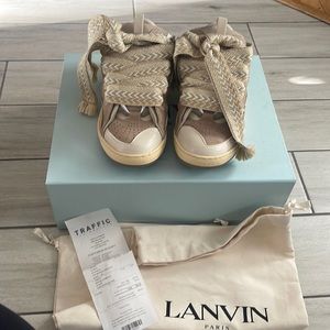 Lanvin curb sneakers
